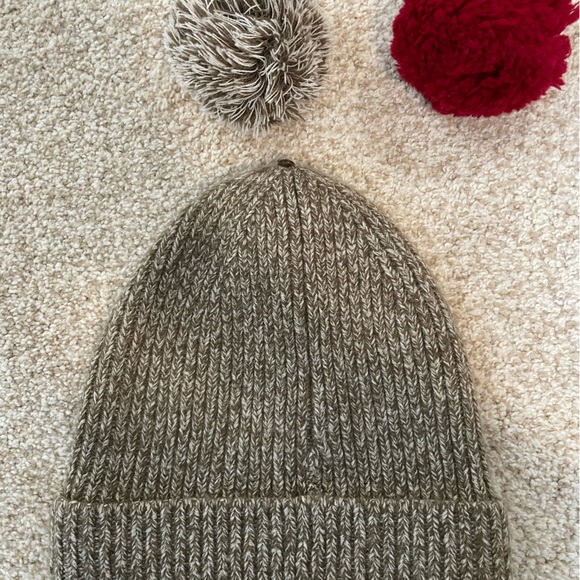 Acne Studios Beanie Hat Green Melange - Picture 3 of 5